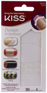 Трафарет для маникюра Kiss Design Perfection Tip Guide