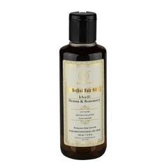 Масло для волос Khadi Natural "Хна и Розмарин" оздоравливающее 210 мл