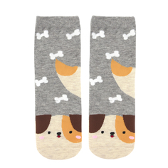 Носки Kawaii Factory Хвостик серые