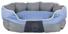 Лежак для животных Trixie Joris M 75x60 см голубой/серый 37534