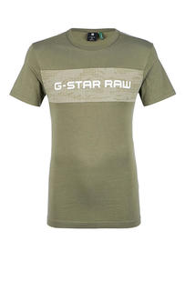 Футболка мужская G-Star Raw зеленая 50