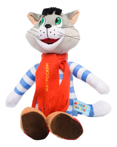 Мягкая игрушка Мульти-Пульти Трое из простоквашино матроскин озвученный 18 см