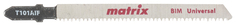Пилки для лобзика MATRIX по дереву 3 шт T101AIF,72x1,7мм Bimetal 78230