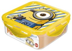 Контейнер пищевой Stor «Миньоны. Правила» пластиковый квадратный 500 мл