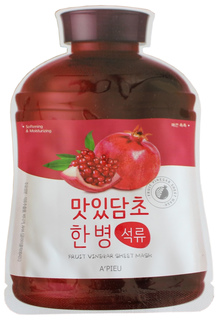 Маска для лица APieu Fruit Vinegar Sheet Mask Pomegranate 20 г