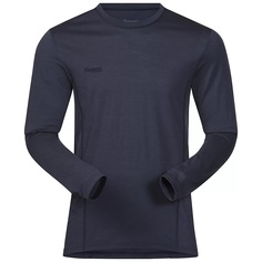 Лонгслив Bergans Soleie Shirt 2018 мужской темно-синий/зеленый, L