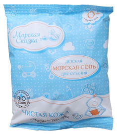 Соль для ванн Морская сказка Чистая Кожа череда+шалфей 500 г