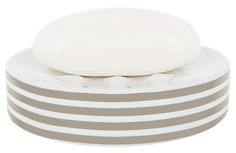 Мыльница Spirella Tube-Stripes Коричневая полоска