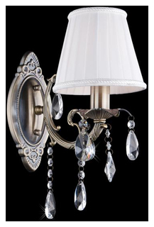 Бра Eurosvet 3646/1 античная бронза/прозрачный хрусталь Strotskis