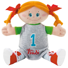 Кукла мягкая Trudi спортсменка, 24 см