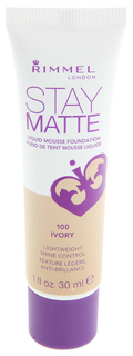 Тональный крем Rimmel Stay Matte Liquid Mousse Foundation 100 Ivory 30 мл