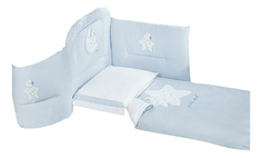 Комплект детского постельного белья Italbaby Petite Etoile голубой