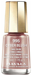 Лак для ногтей Mavala Cyber Chic Mini Color Nail Polish 995 Cyber Blush 5 мл