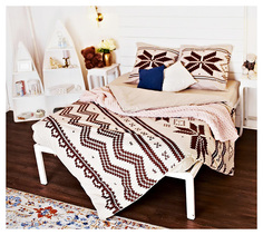 Комплект постельного белья 1,5 сп LINO Фланель, Северная легенда, 2 наволочки 50х70