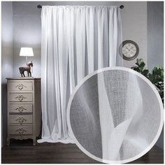 Штора Amore Mio; 4,0*2,7*1. Цвет - белый