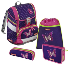 Ранец-рюкзак с наполнением Step By Step 2in1 Shiny Butterfly Фиолетовый/Розовый Hama