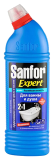 Чистящий гель Sanfor еxpert для ванны и душа 2в1 альпийская свежесть 750 мл