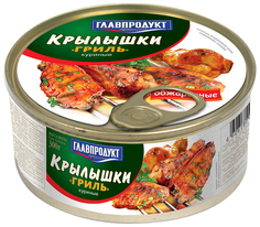Крылышки Главпродукт куриные гриль 300 г
