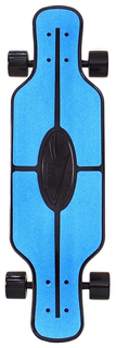 Скейтборд Y-Scoo Longboard Shark Tir 31" 408-B с сумкой Blue Black