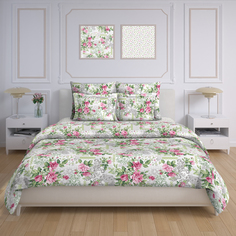 Комплект постельного белья двуспальный "Розовый ажур" УТ-00017657 Перкаль Трехгорная мануфактура