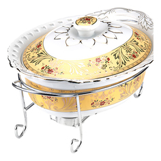 Мармит LORAINE 1,8 л 3 пр. со свечкой LR 26536