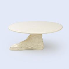 Подставка-столик керамическая hestia белая, Doiy