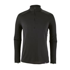 Лонгслив Patagonia Capilene Thermal Weight Zip-Neck 2018 мужской черный, L