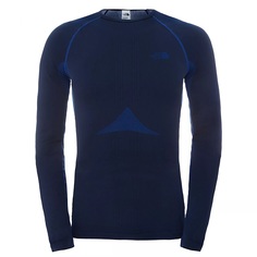 Лонгслив The North Face Hybrid Long Sleeve Crew Neck 2019 мужской темно-синий, L