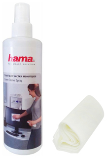 Чистящий набор Hama R1084199 салфетки + спрей