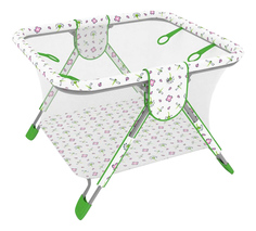 Манеж детский Книжка Polini зеленый