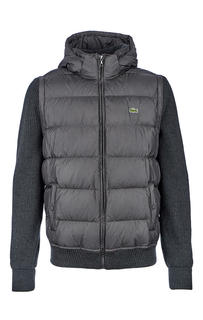 Пуховик мужской Lacoste серый 46
