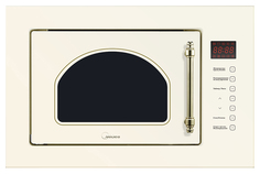 Встраиваемая микроволновая печь с грилем Midea Retro MI 9252 RGI-B