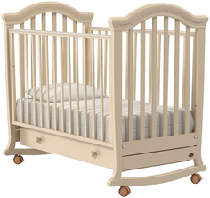 Кроватка Nuovita Perla Dondolo колесо-качалка avorio слоновая кость