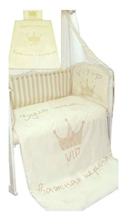 Комплект детского постельного белья Золотой Гусь 1183 бежевый