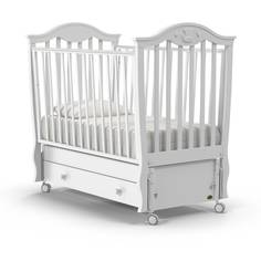 Кроватка Nuovita Sorriso Swing маятник продольный bianco белый