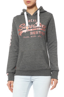 Толстовка женская Superdry серая 10