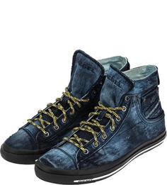 Мужские кеды DIESEL Y00023 P2057 T6316 синие 44