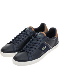 Мужские кеды Lacoste 737CMA00354C1T синие/коричневые 40.5