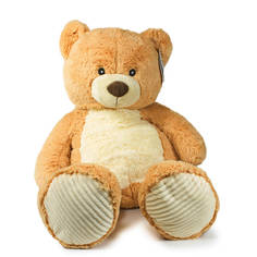 Мягкая игрушка Teddykompaniet Медвежонок Вигго, бежевый, 60 см,12581