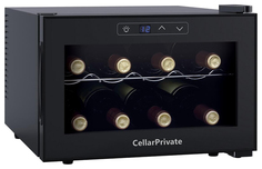 Винный шкаф Cellar Private CP008F Черный