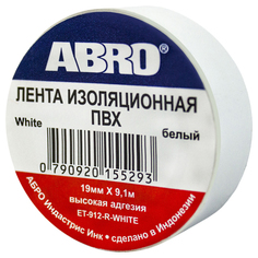 Изолента ABRO ЕT-912 белая