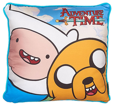Мягкая игрушка Jazwares Adventure Time Плюшевая подушка Finn & Jake Финн и Джейк 30 см