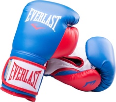 Перчатки боксерские Everlast Powerlock P00000727-10, 10oz, синий/красный