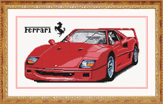 Мозаичная картина Ferrari ZKT003 Color KIT