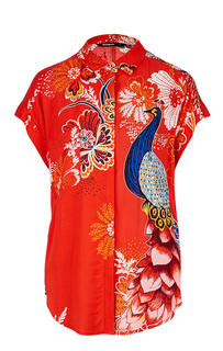 Блуза женская Desigual красная 48