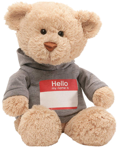 Мягкая игрушка Gund Hello My Name Is Bear 30,5 см