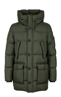 Пуховик мужской Woolrich зеленый 46