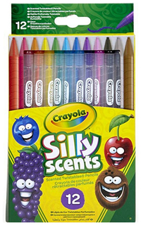 Набор выкручивающихся, ароматизированных цветных карандашей Crayola, 12 штук