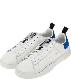 Кеды мужские DIESEL Y01748 P1729 H4034 белые/фиолетовые/синие 40 IT