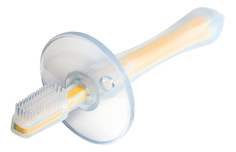 Детская зубная силиконовая щетка Canpol babies С ограничителем (силиконовая)